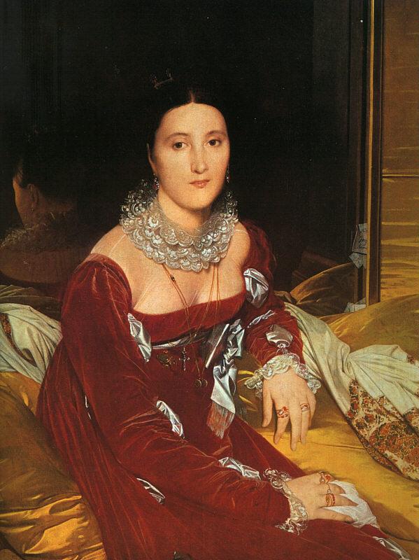 Jean-Auguste Dominique Ingres Mme.De Senonnes oil painting picture